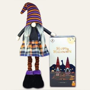 Lighted Halloween Gnome